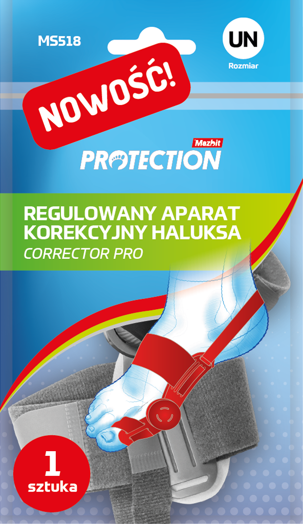 CORRECTOR PRO MS518 regulowany aparat korygujący haluksa